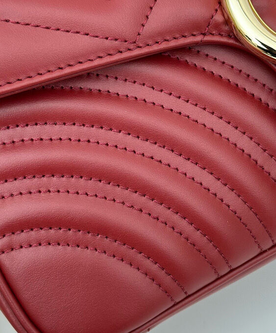 Gucci GG Marmont Small Shoulder Bag 443497 Mauve